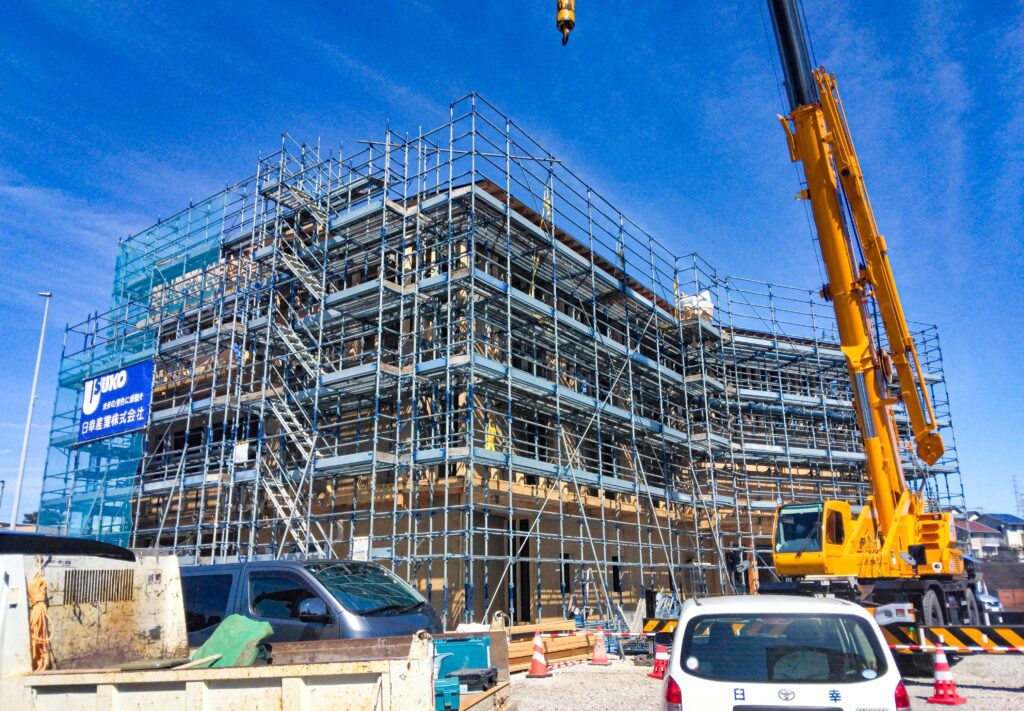 沼津支店新社屋建設中